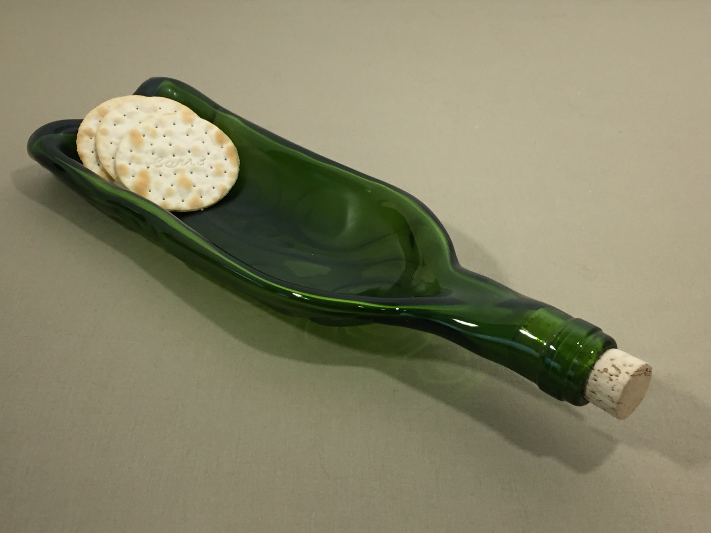 Recycled Wine Bottle Serving Bowl