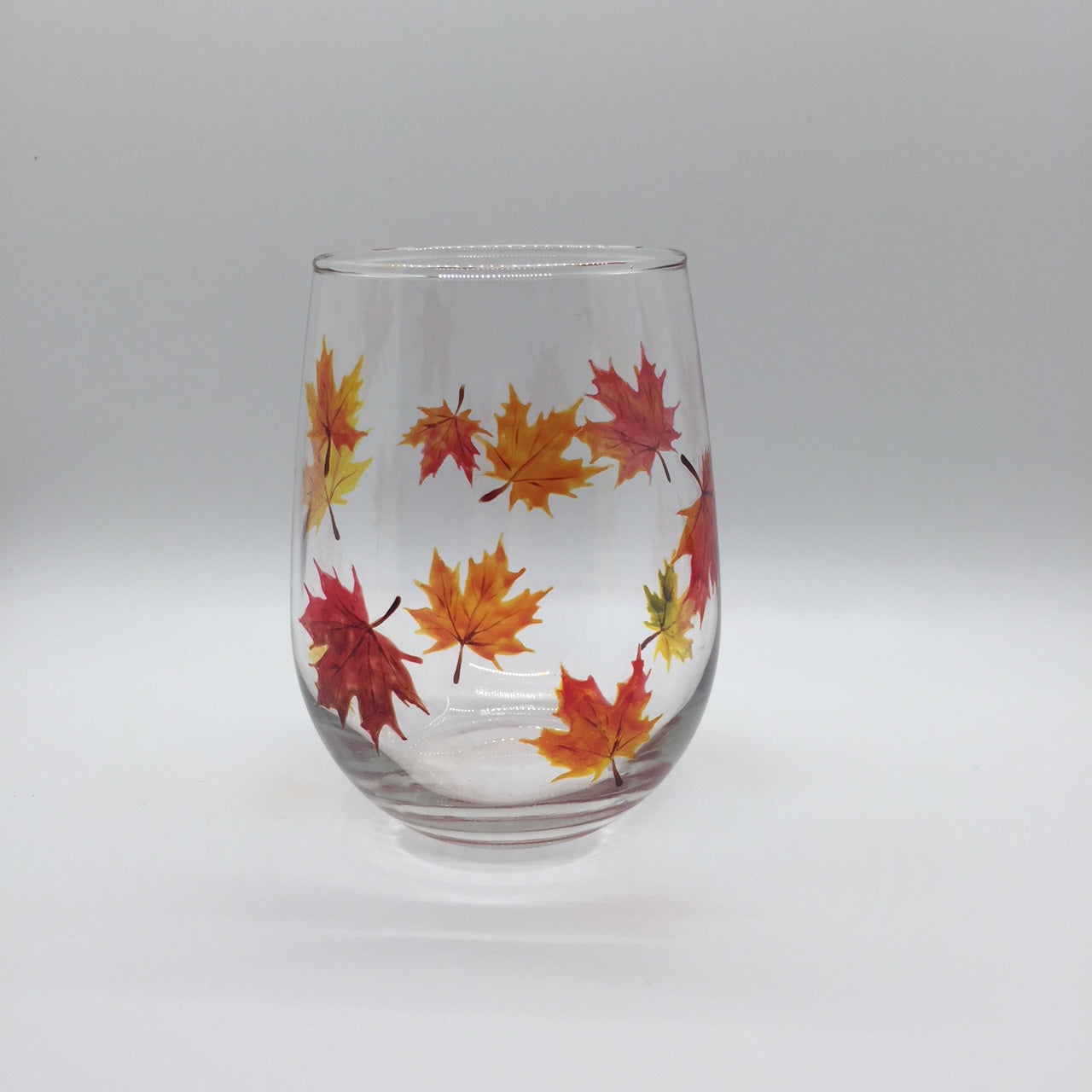 Autumn Leaves Stemless Tumbler