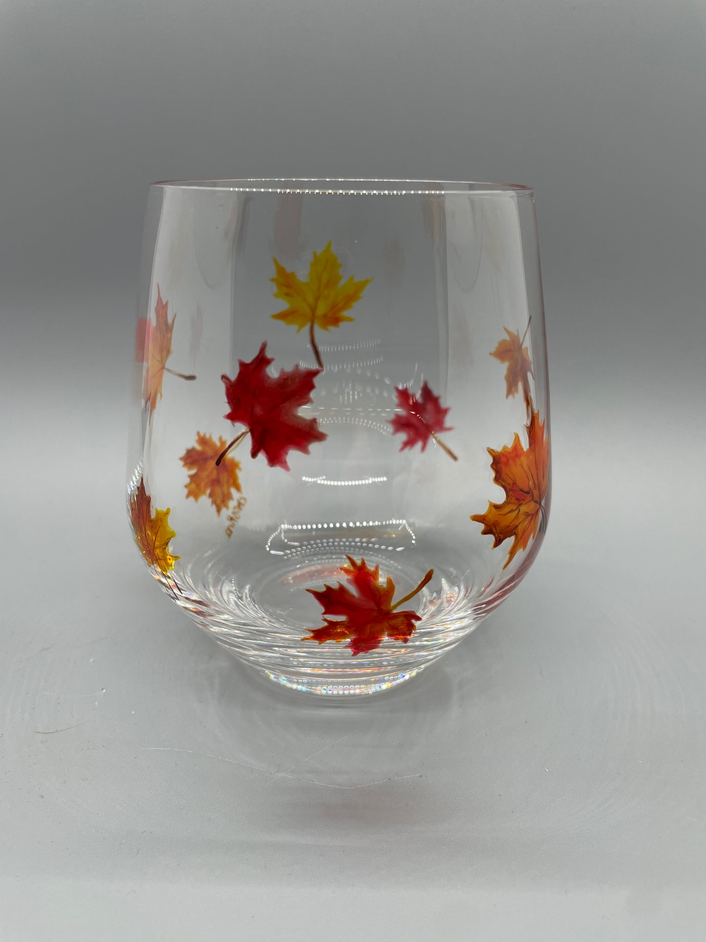 Autumn Leaves Crystal Old Fashion