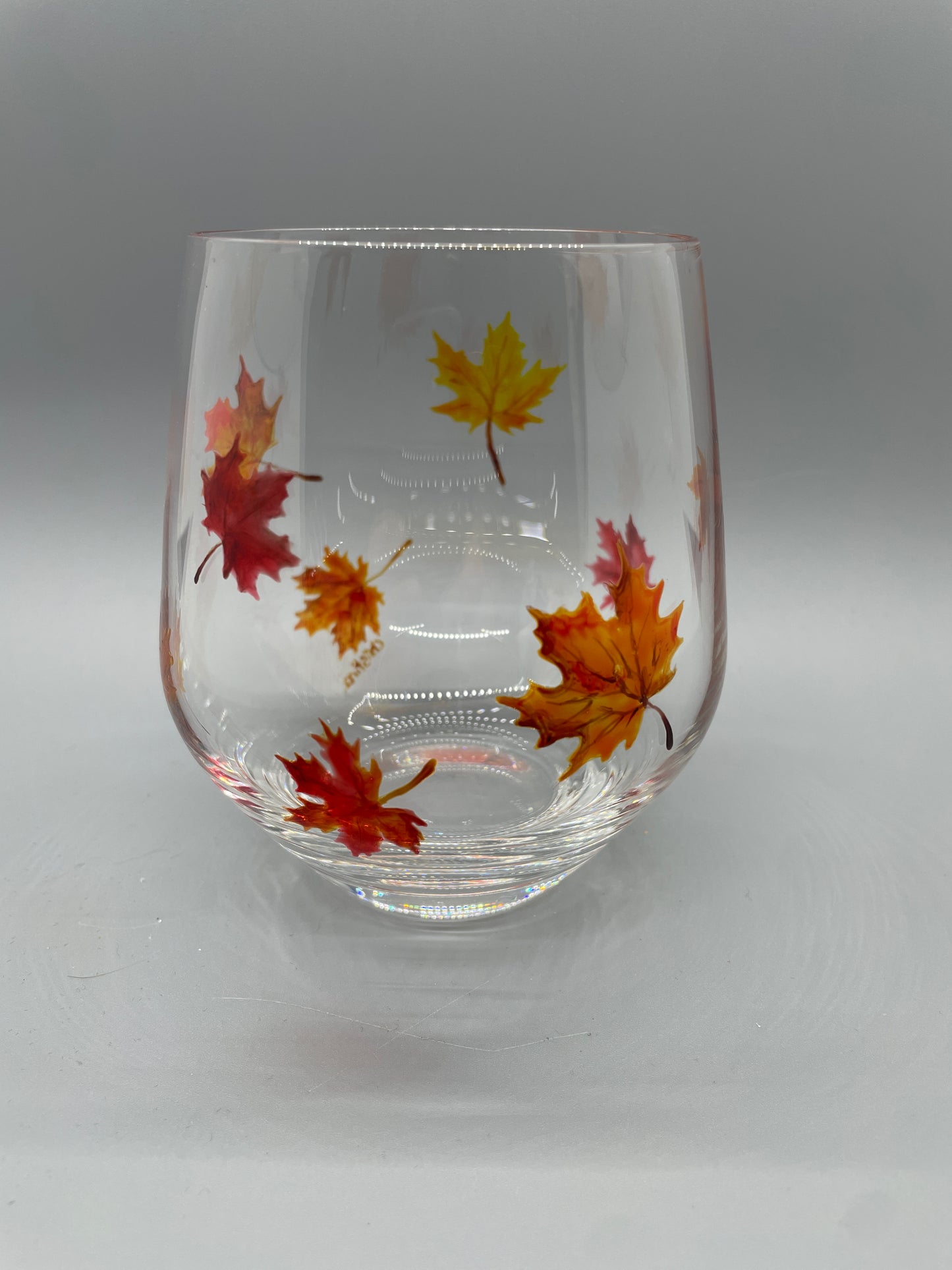 Autumn Leaves Crystal Old Fashion