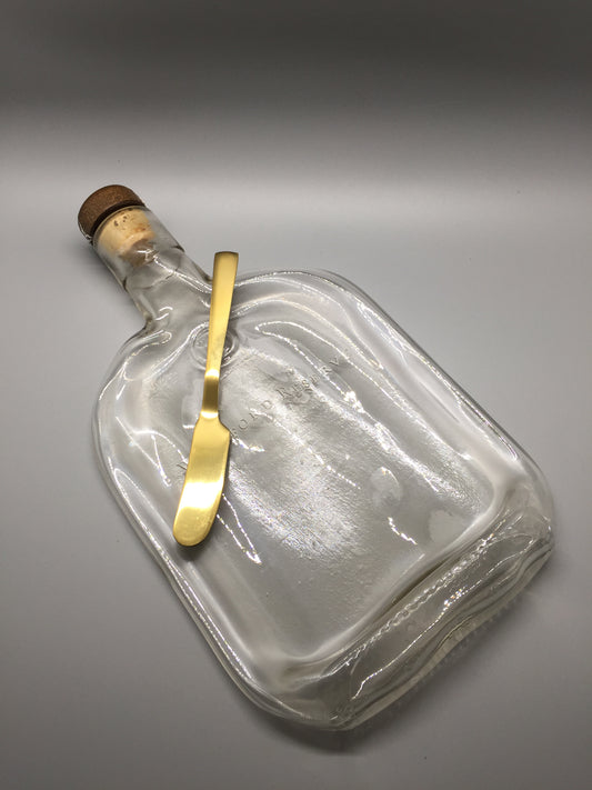 Bourbon Whiskey Bottle Serving Tray