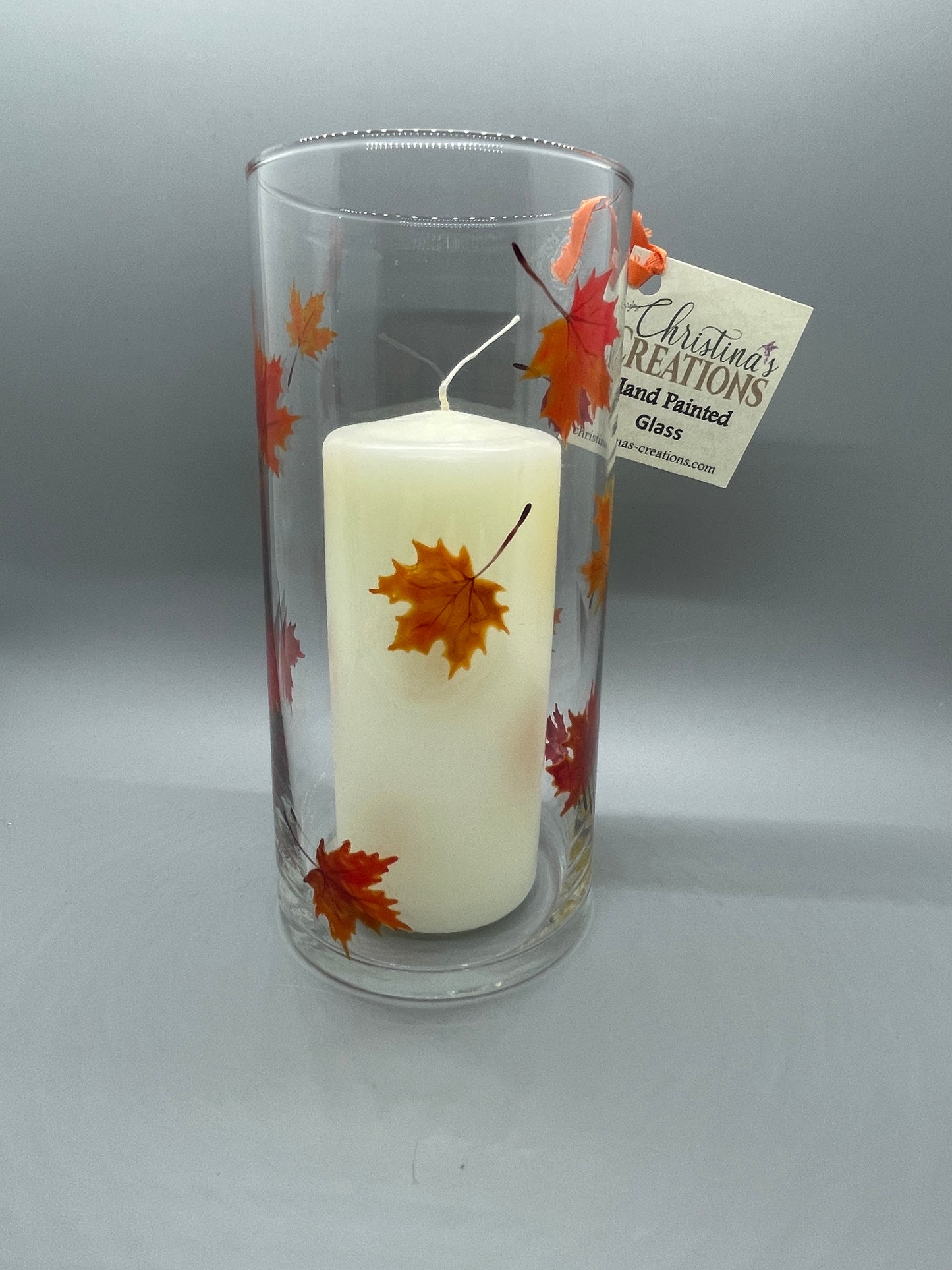 Autumn Leaves Vase, Candle Holder