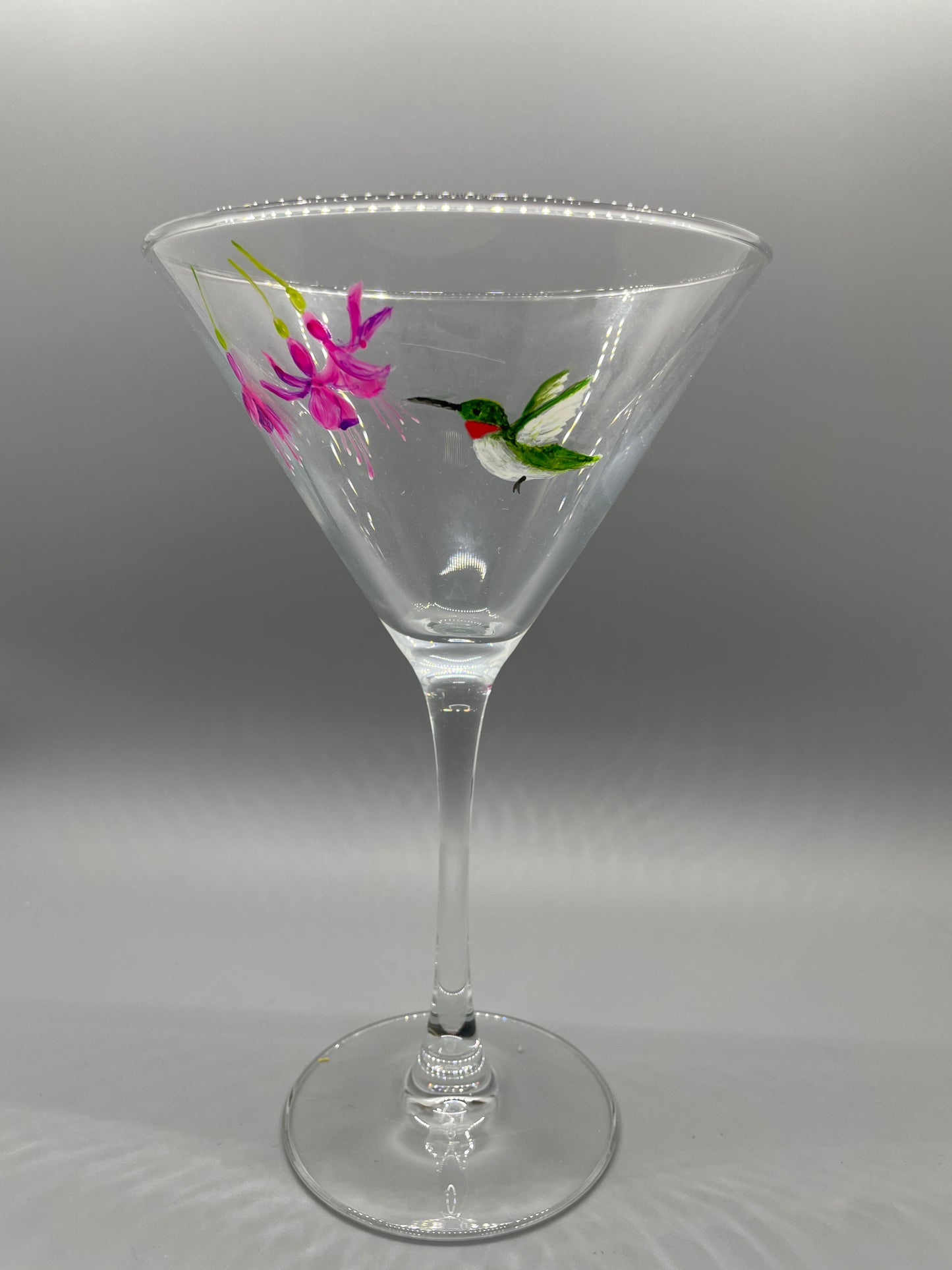 Hummingbird with Fuchsia Martini