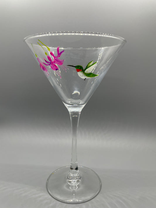 Hummingbird with Fuchsia Martini